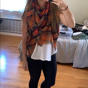 Oversized blanket scarf